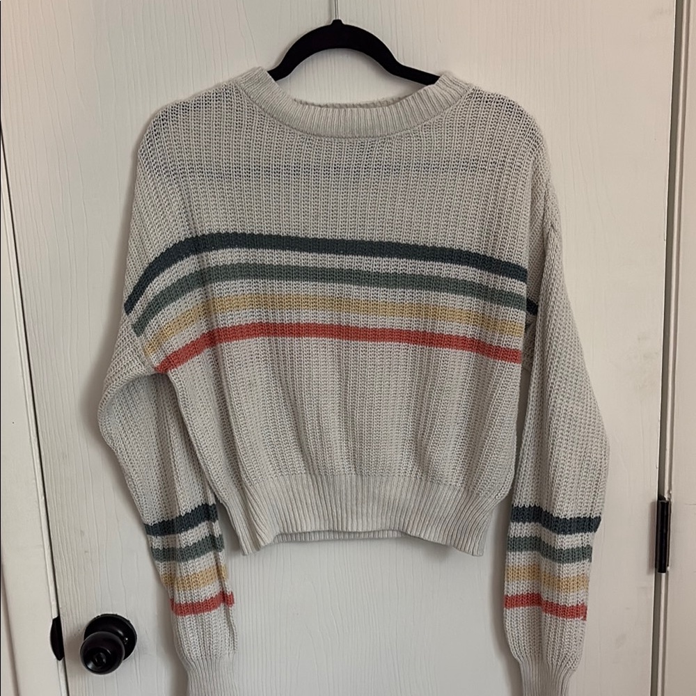 Striped Knit Sweater